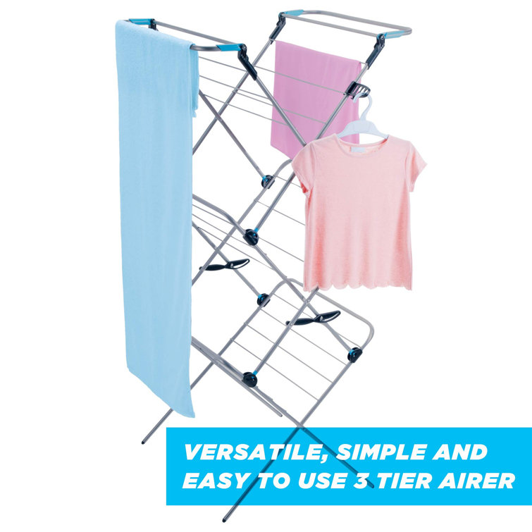 Rebrilliant X Wing Metal Folding Drying Rack Wayfair.co.uk